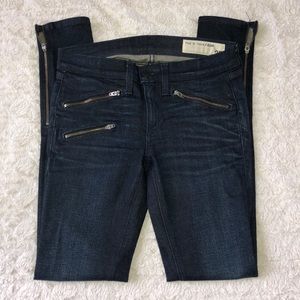 Rag & Bone zip detail skinny jeans